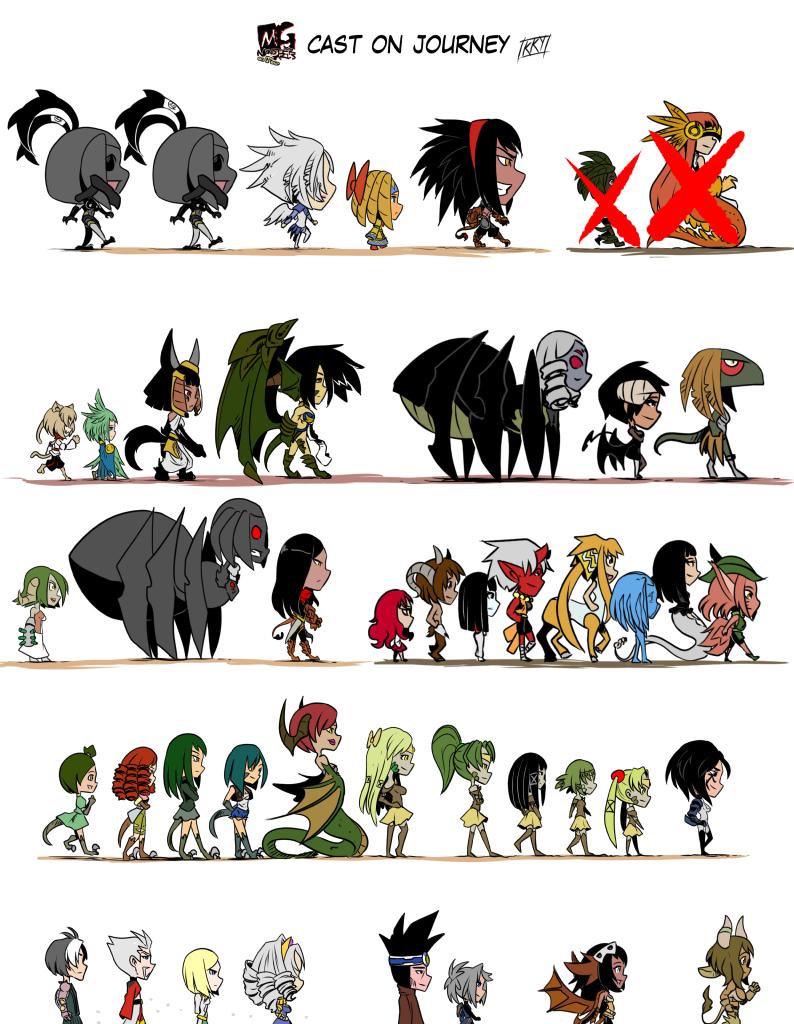 Monster girls on tour - Episode 147, Page 1: Page 147